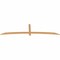 Ekena Millwork Bellingham Timber Gable Bracket, Western Red Cedar, 108"W x 27"H x 1 1/2"D x 3 1/2"F, 6/12 Pitch GBW108X27X0204BEL00SWR - alternate 3